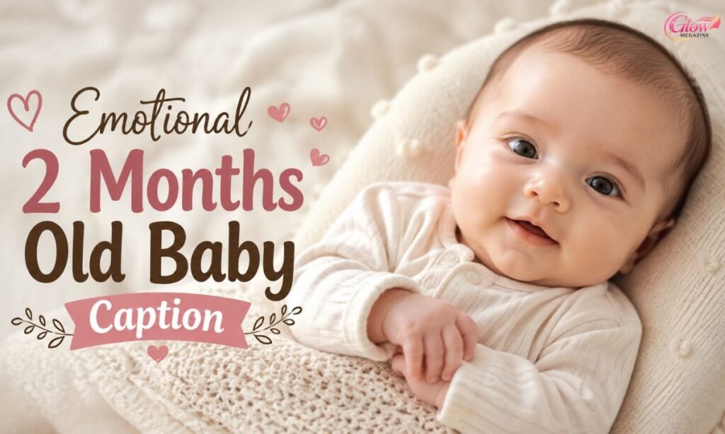 Emotional 2 Months Old Baby Caption