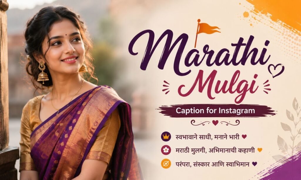 Marathi Mulgi Caption for Instagram
