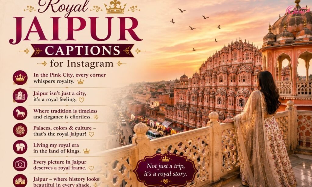 Royal Jaipur Captions for Instagram