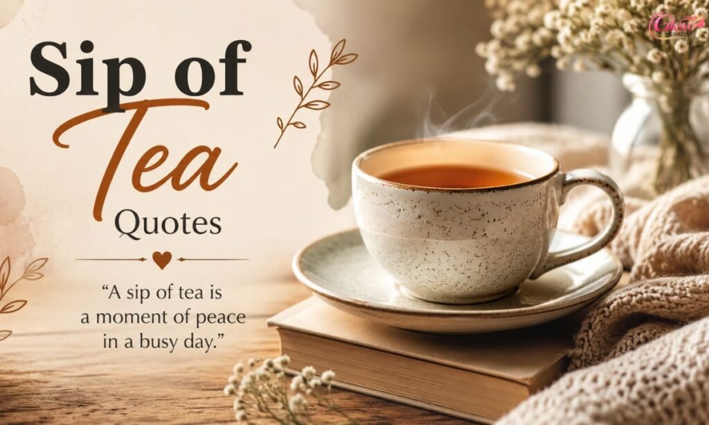 Sip of Tea Quotes