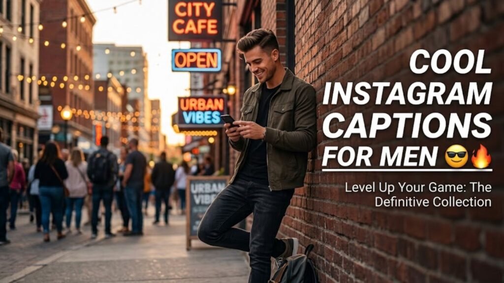 Cool Instagram Captions for Men 😎🔥