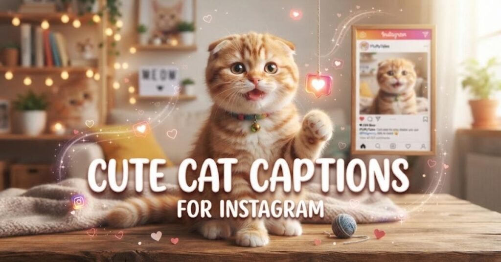 Cute Cat Captions for Instagram