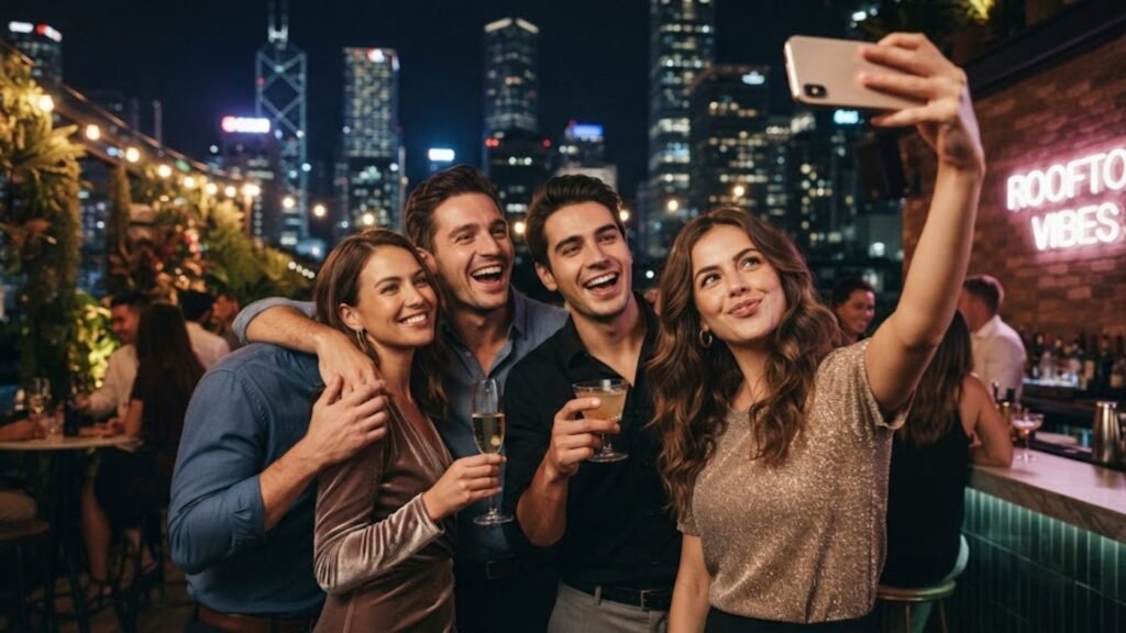 Cute Night Out Captions