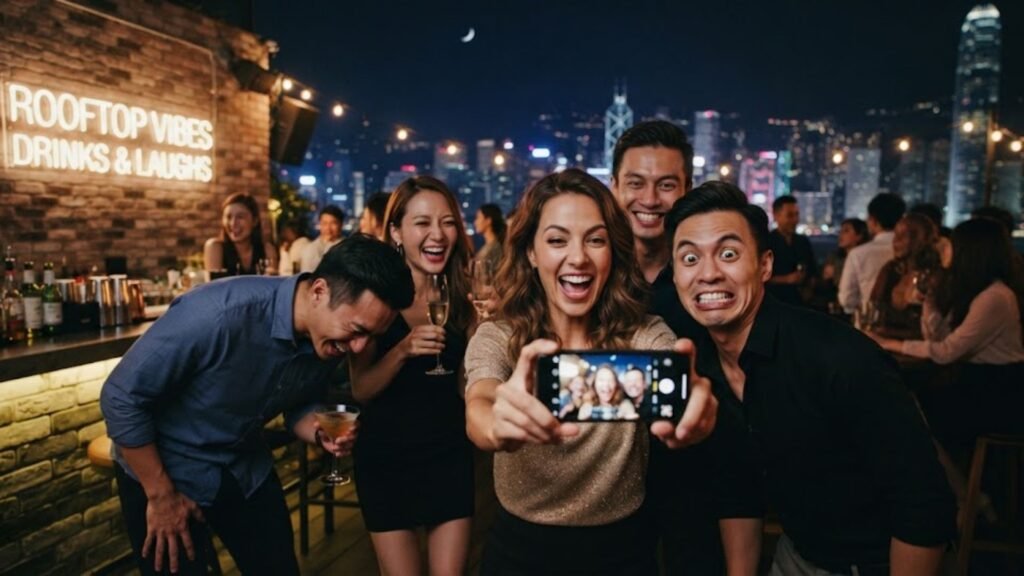 Funny Night Out Captions