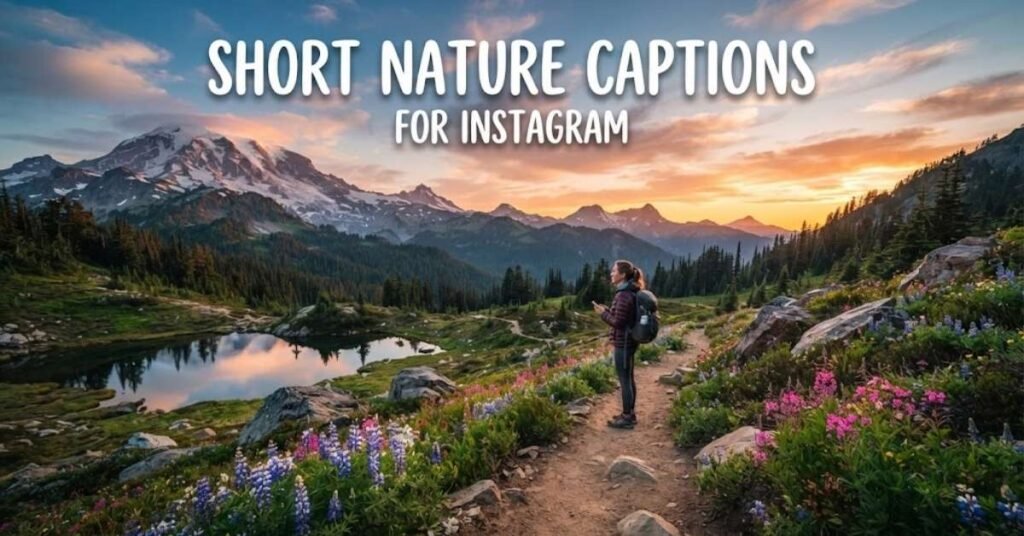 Short Nature Captions for Instagram