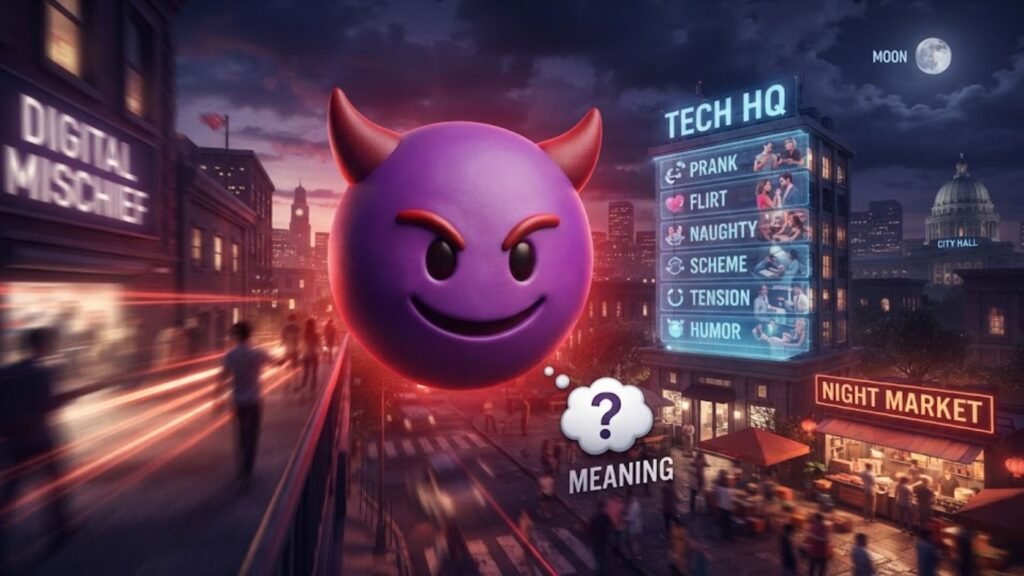 What do devious emoji mean?
