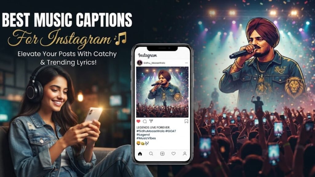🎧 Best Music Captions for Instagram