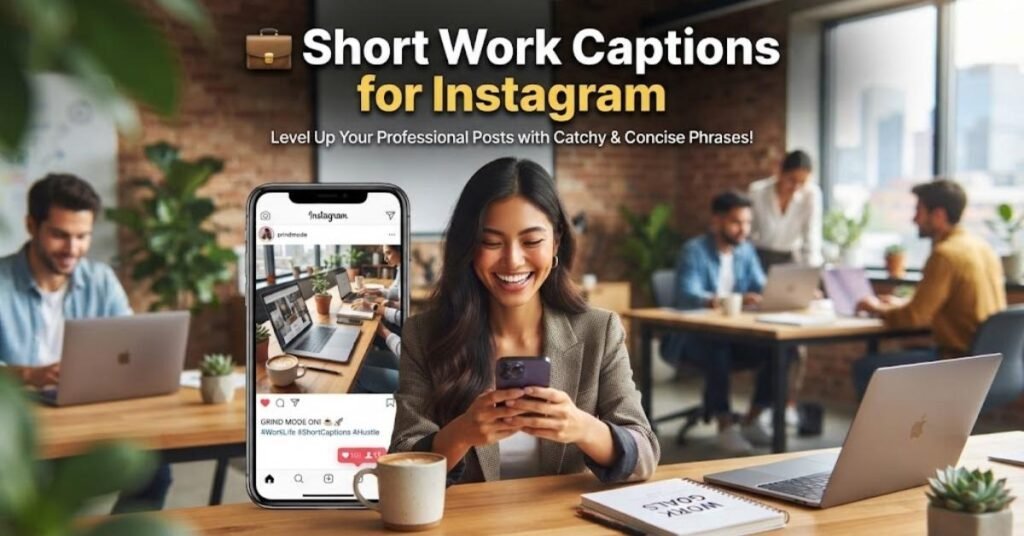 💼 Short Work Captions for Instagram