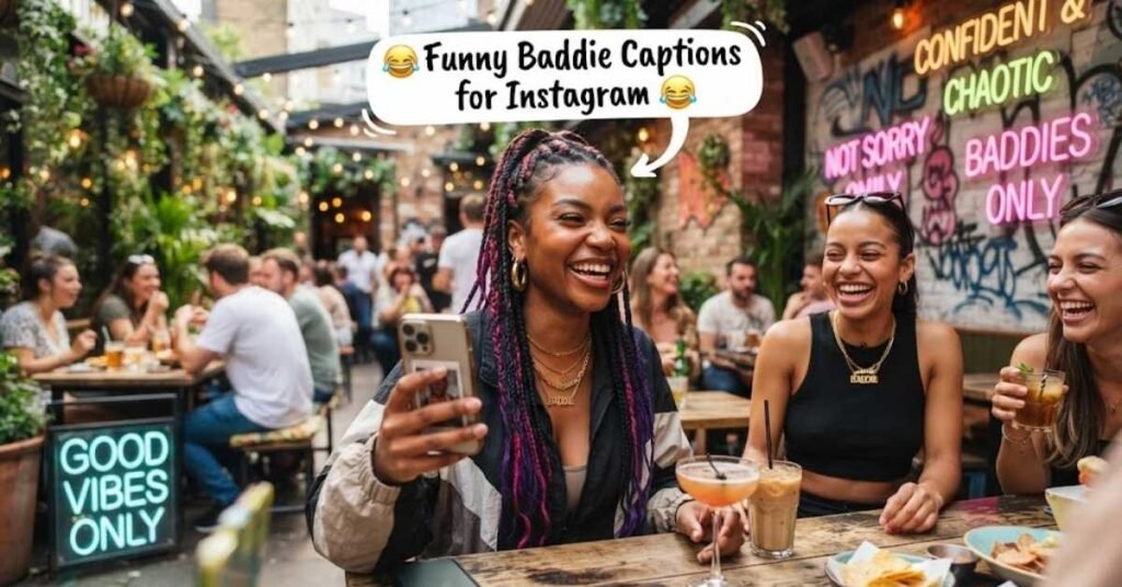 😂 Funny Baddie Captions for Instagram 😂