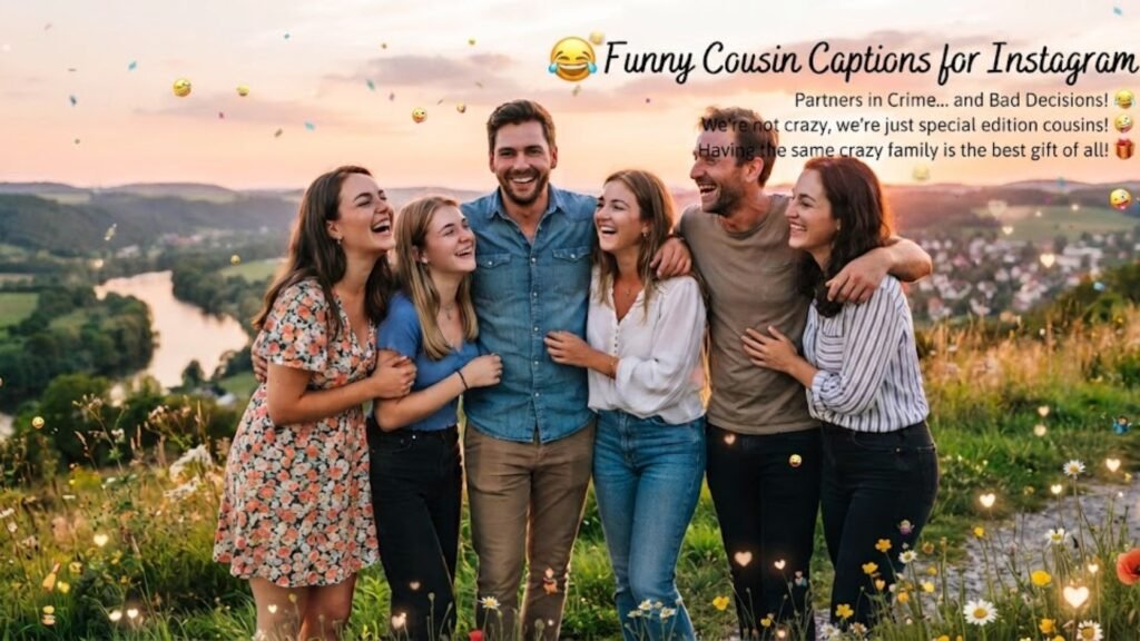 😂 Funny Cousin Captions for Instagram