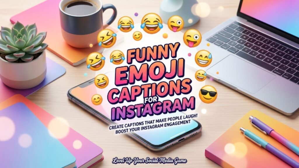 😂 Funny Emoji Captions for Instagram