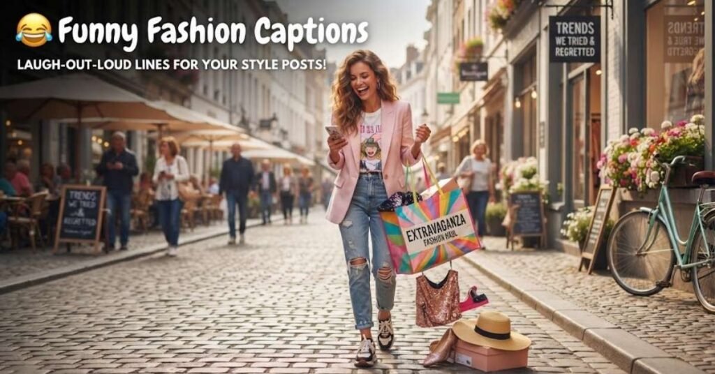 😂 Funny Fashion Captions