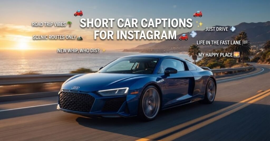 🚗 Short Car Captions for Instagram