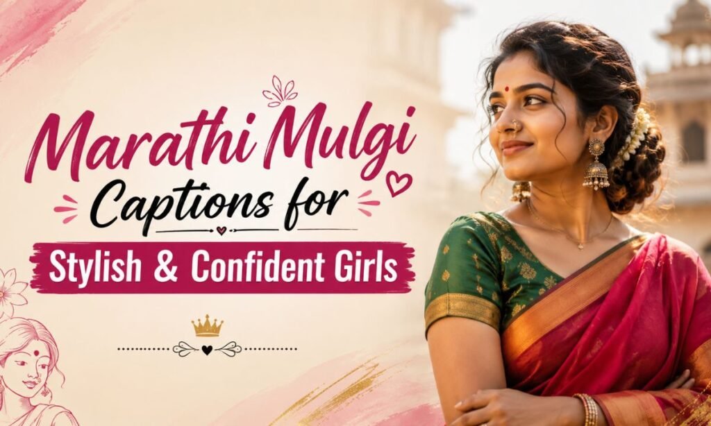 Marathi Mulgi Captions for Stylish & Confident Girls