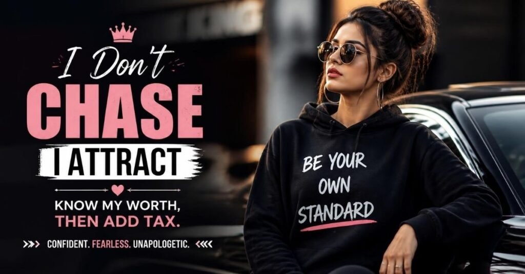 caption for stylish girl attitude