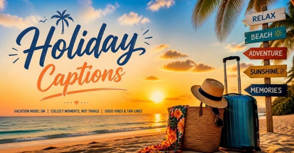 holiday captions