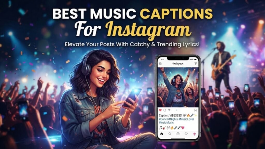 music captions for instagram
