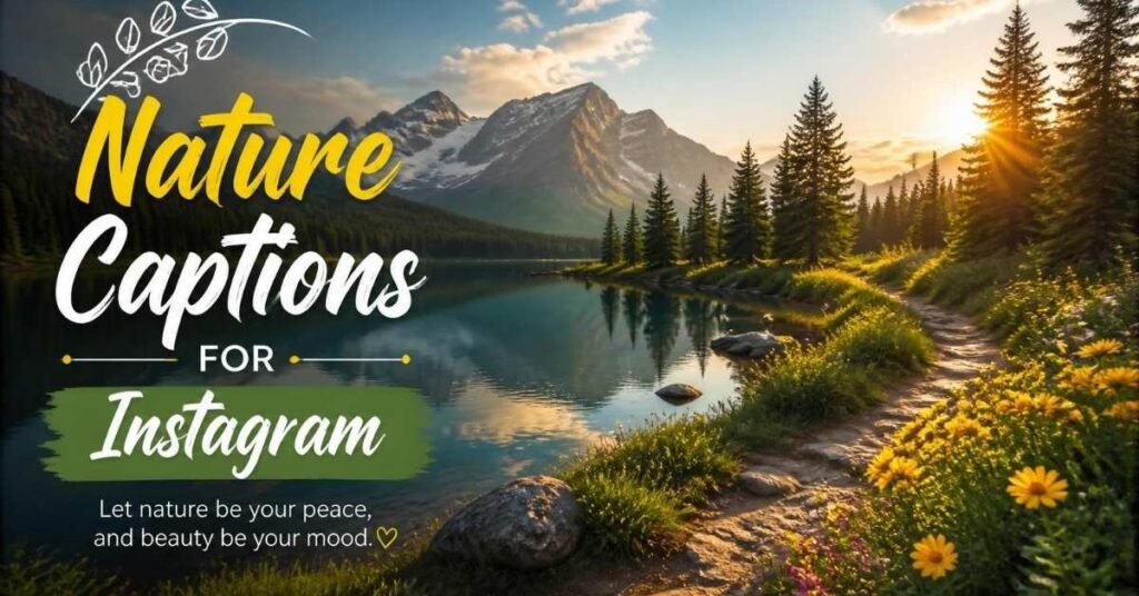 nature captions for instagram