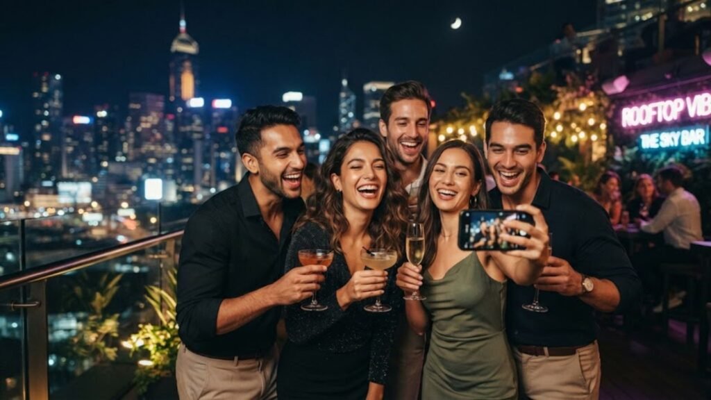 night out captions for instagram