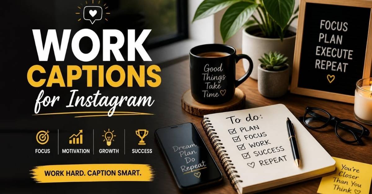 work captions for instagram